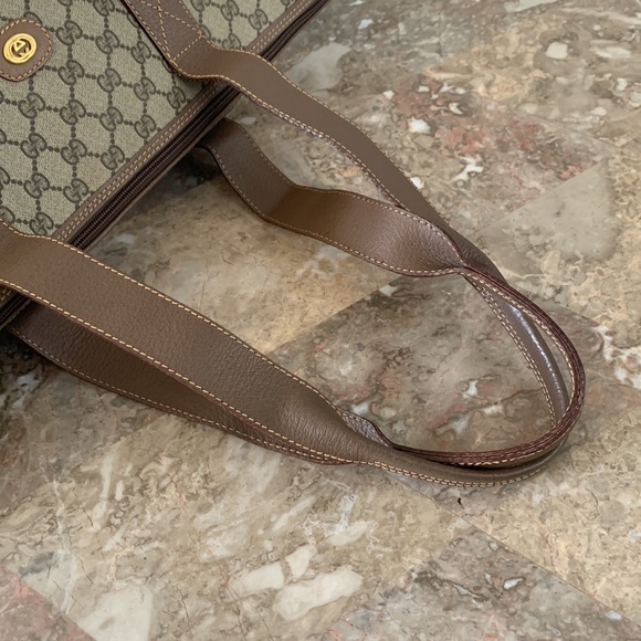 ❤️❤️SOLD❤️❤️Gucci GG pvc vintage travel/tote bag - Picture 11 of 17
